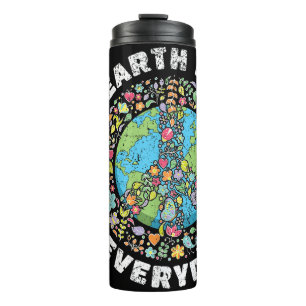 Garrafa Térmica Dia da Terra Todos os dias Dia da Terra Dia da Ter