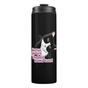 Garrafa Térmica Dia das Mães Gato
