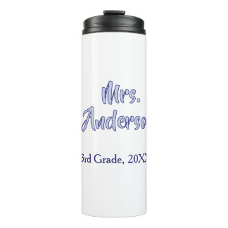 Garrafa Térmica dia de apreciação dos professores sra anderson rox