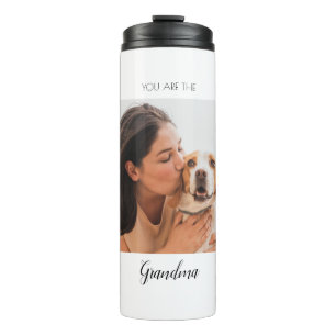 Garrafa Térmica Dia de as mães personalizado de vovó de cachorro