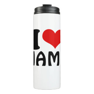 Garrafa Térmica Dia de os namorados personalizável que amo persona
