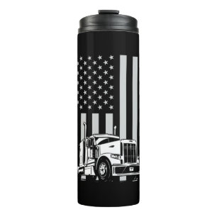 Garrafa Térmica Dia de os pais  Bandeira Pai americana do caminhã