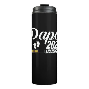 Garrafa Térmica Dia de os pais  Papa Carregando 2021 Primeira Vez 