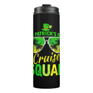 Garrafa Térmica Dia de São Patrício Cruise Squad 2025 Mães da Famí