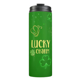 Garrafa Térmica Dia de São Patrício Lucky Charm Irish Tumbler