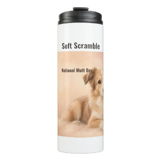 Garrafa Térmica Dia Nacional do Cão Sem Raça Definida Soft Scrambl