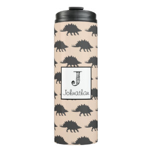 Garrafa Térmica Dinossauro na moda do Stegosaurus personalizado