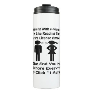 Garrafa Térmica Discutir Com Uma Mulher É Como Ler O Software