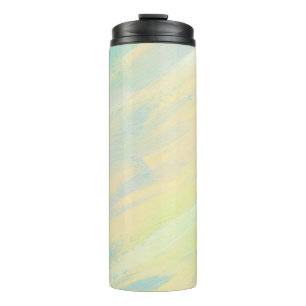 Garrafa Térmica Diversão Amarelo E Teal
