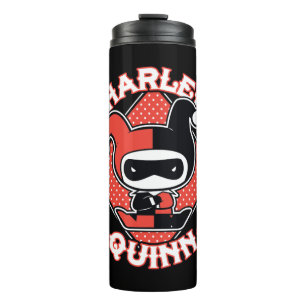 Garrafa Térmica Divisões de Chibi Harley Quinn