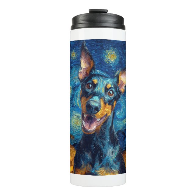 Garrafa Térmica doberman (Frente)