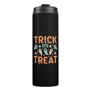 Garrafa Térmica Doces ou Travessuras de Halloween