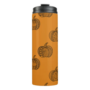 Garrafa Térmica Dodores de Halloween Boho mandala bombeiros outono