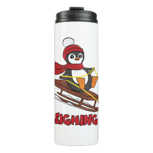 Garrafa Térmica Dormir - Pinguim-Cuta-Neve