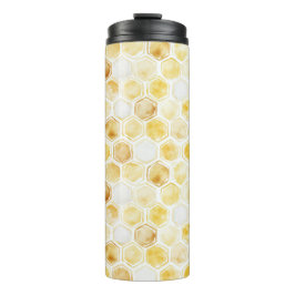 Garrafa Térmica Dourado amarelo alveolado