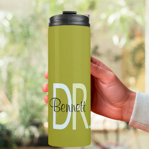 Garrafa Térmica Doutorado Dr. Tumbler para graduação em doutorado 
