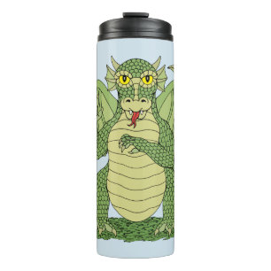 Garrafa Térmica Dragão Verde
