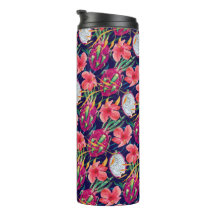 Dragon Fruit Tropical Floral Modern Green Palm