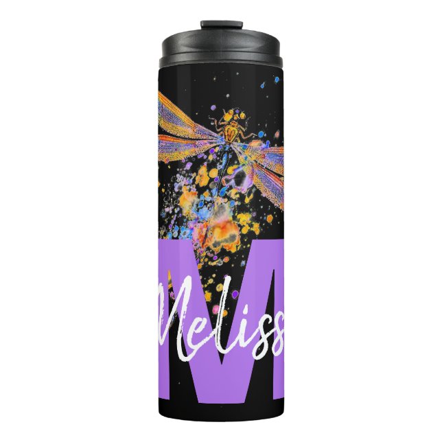 Garrafa Térmica Dragonfly personalizado esborratado (Frente)