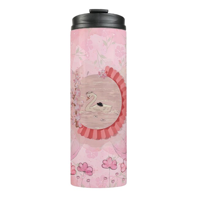 Garrafa Térmica Dreamy Swan Thermal Tumbler (Frente)