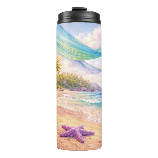 Garrafa Térmica Dreamy Tropical Paradise (Frente)