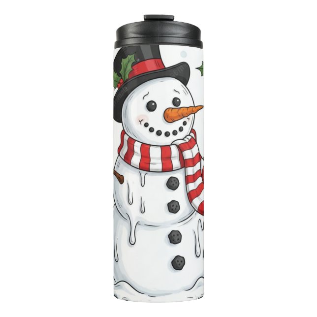 Garrafa Térmica Drippy Snowman Delight (Frente)