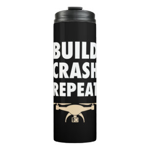 Garrafa Térmica Drone repetitivo de travamento de compilação