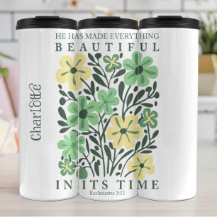 Garrafa Térmica Eclesiastes Belo Design Floral