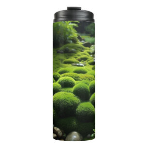 Garrafa Térmica Eco-Chic Verde Vibrante Musgo 