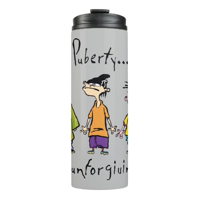 Garrafa Térmica Ed, Edd, Eddy - Puberdade É Inperdoável (Frente)