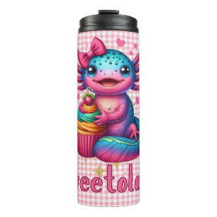 Garrafa Térmica Edulcorantes Vibes Axolotl Amantes Cuteness