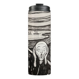 Garrafa Térmica Edvard Munch, A Famosa Do Impressão Do Lithógrafo