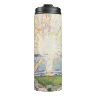 Garrafa Térmica Edvard Munch Sunrise Art Nouveau Expressionismo