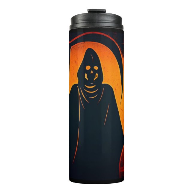 Garrafa Térmica Egípcia Grim Reaper Halloween 1 (Frente)