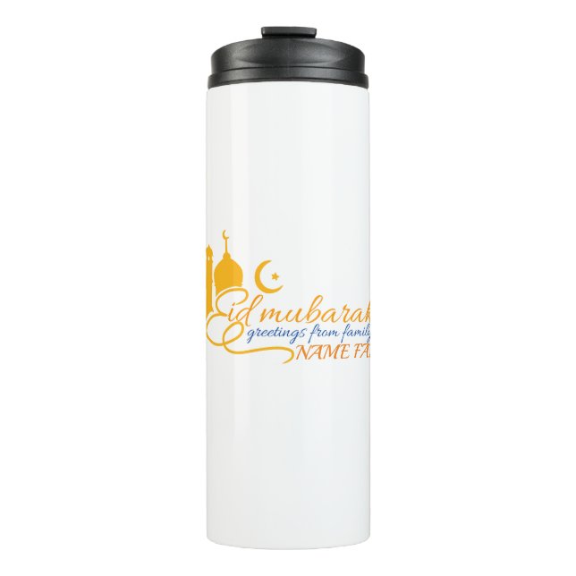 Garrafa Térmica Eid mubarak Thermal Tumbler (Frente)
