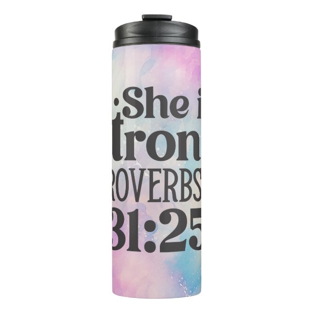 Garrafa Térmica Ela É Forte (Frente)