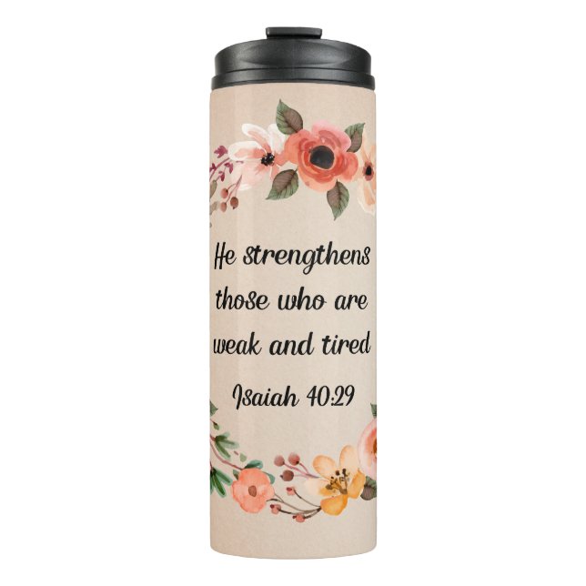 Garrafa Térmica Ele me reforça (Frente)