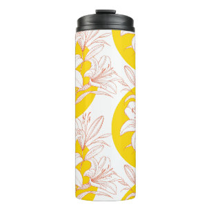 Garrafa Térmica Ele Ressuscitou! - Coral + Lírio Amarelo