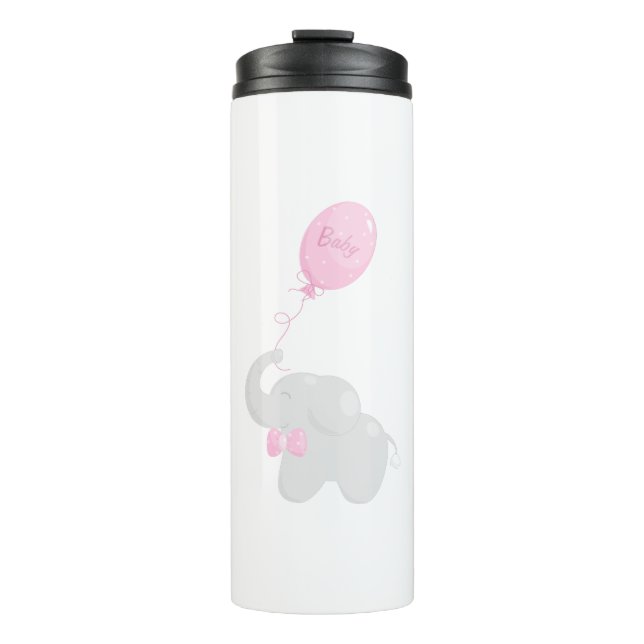 Garrafa Térmica Elefante com balão (Frente)