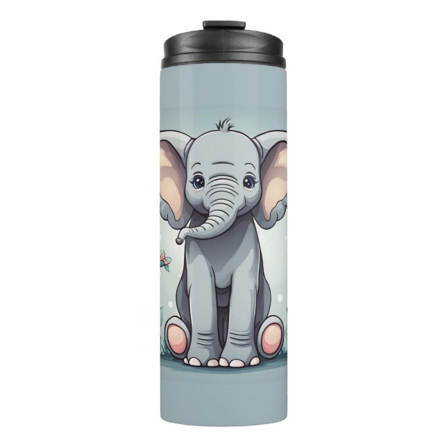 Garrafa Térmica Elefante cômico (Frente)