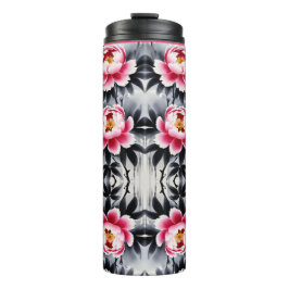 Garrafa Térmica Elegância em Flor: Harmonia Floral impressa