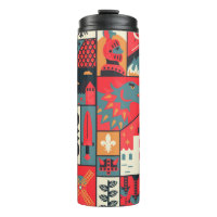 Elegância medieval: Design de padrão sem costura