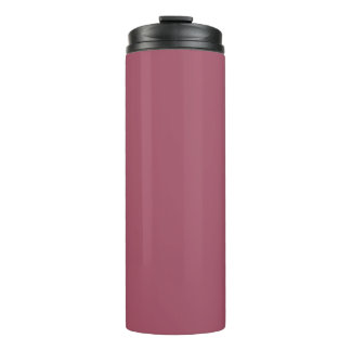Garrafa Térmica Elegante Almofada de Lançar Rosa Empoeirada