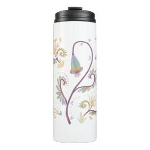 Garrafa Térmica elegante floral