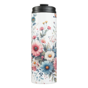 Garrafa Térmica Elegante Floral Blooms