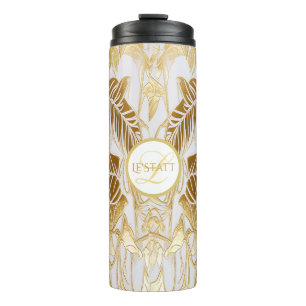 Garrafa Térmica Elegante Monogramado Aura Thermal Tumbler