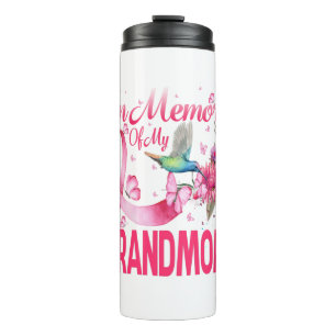 Garrafa Térmica Em Memória Para Minha Avó, Mamãe Hummingbird