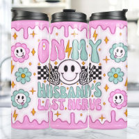 Em Meus Maridos Últimos Nervosos 3D Inflados Puff