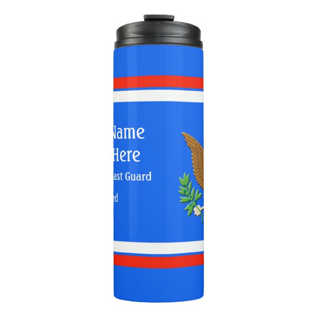 Garrafa Térmica Emblema de Defesa Militar - Personalize  (Frente)
