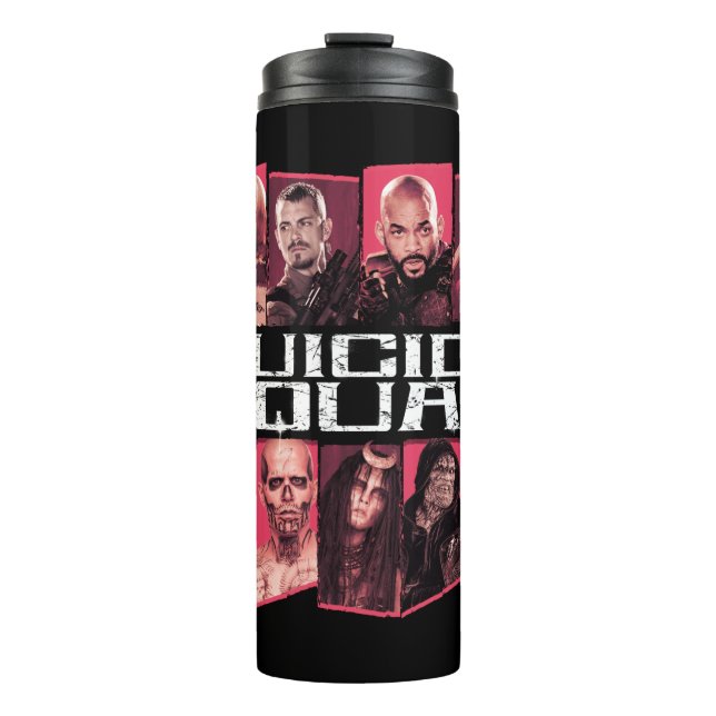 Garrafa Térmica Emblema do grupo do grupo de trabalho X do pelotão (Frente)